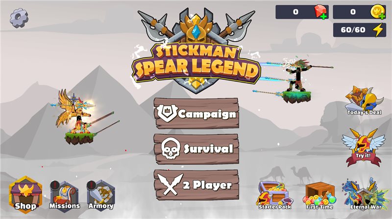 火柴人长矛传奇（Stickman Spear Legend）